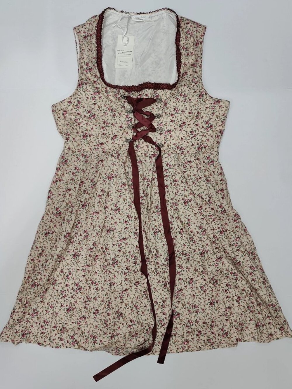 Jasambac Women's Beige Floral Dress Size XL